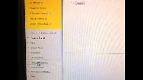 View your class list in blackboard