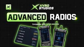 QBcore, ESX, QBox | Advanced Radio | FiveM Script | Customizable - Xyro Studios