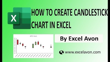 How to create Candlestick chart in excel