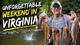 Virginia's Trophy Trout Week was INSANE || ft. CD Outdoors (MULTIPLE SLAMS CAUGHT)
