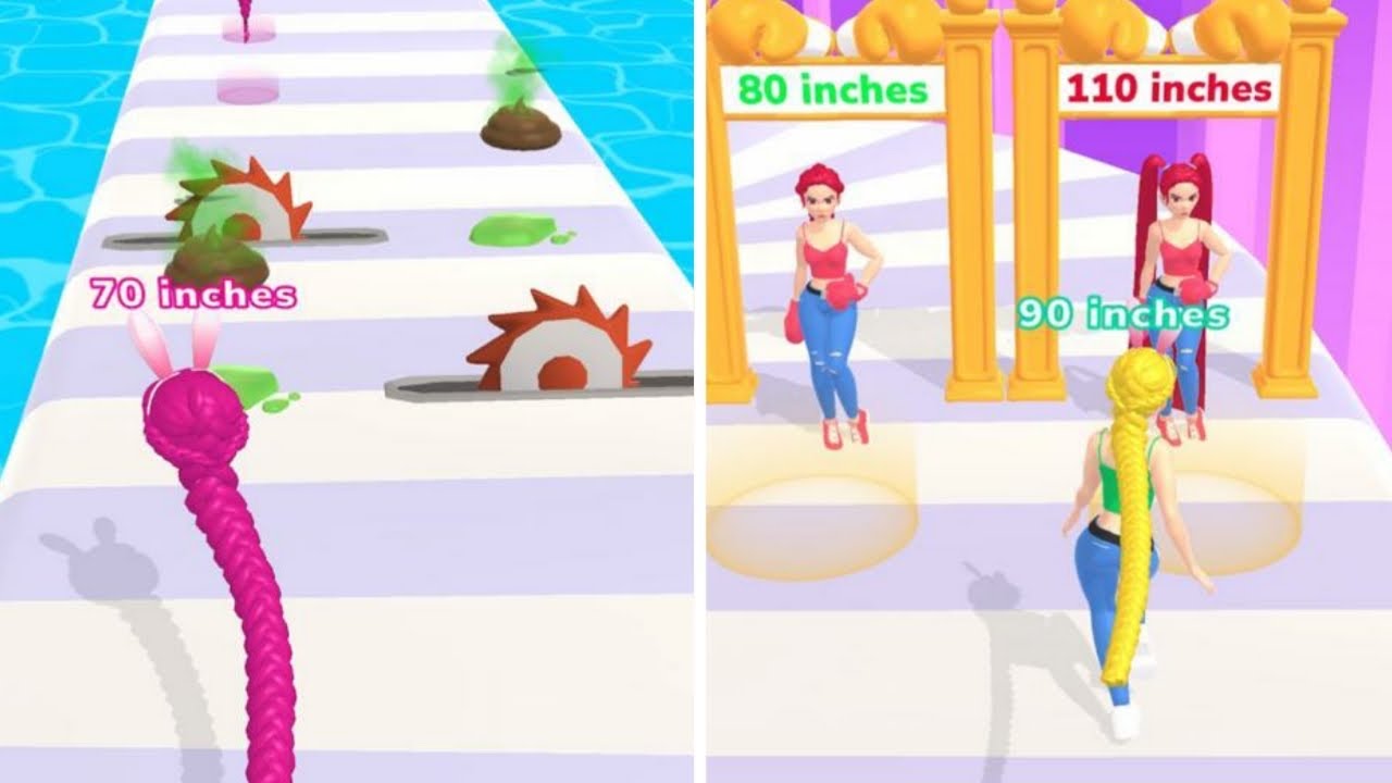 Wig Run gameplay video walkthrough iosgames android games runner games