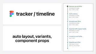 Figma tutorial: Tracker (timeline) component