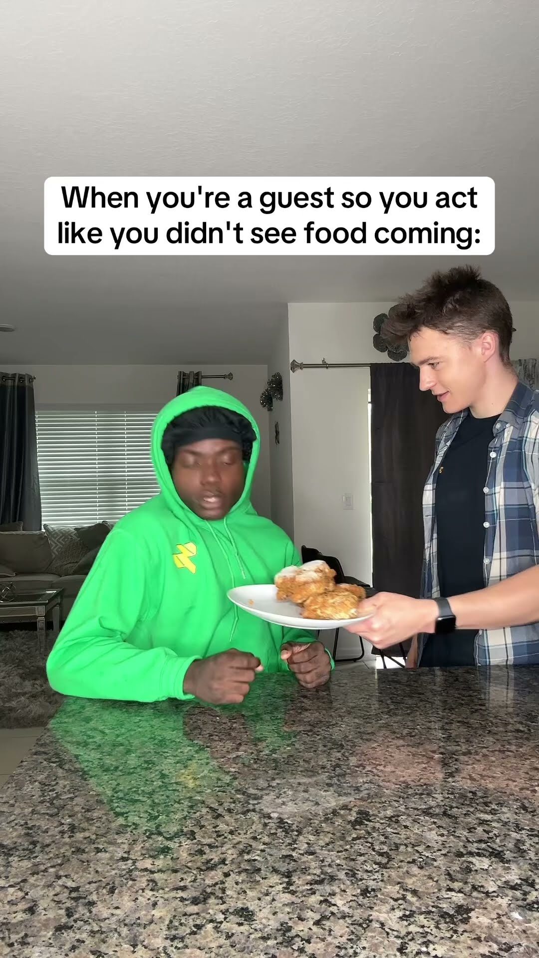 When you’re a guest ?