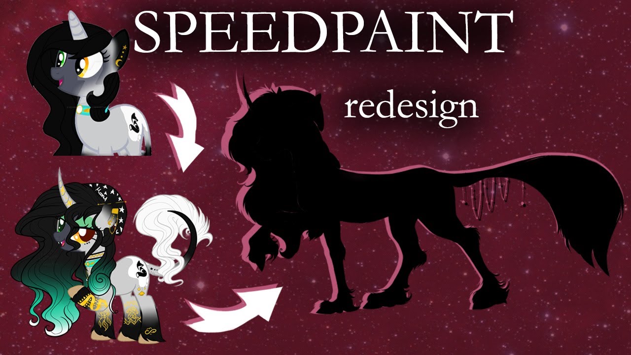 Stfoxary Moonlight - main OC redesign 3.0 - SPEEDPAINT - YouTube