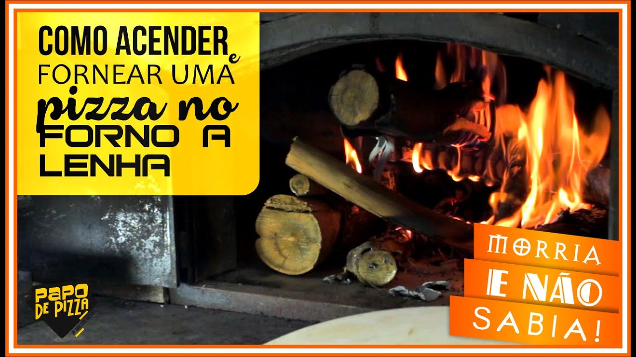 Como Acender o Forno a Lenha | Fornear a Pizza no Forno a Lenha | Temperatura Certa sem Pirômetro