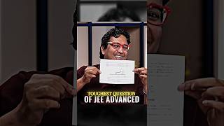 TOUGHEST QUESTION OF JEE ADVANCED ✨🔥|| #shorts #physicswallah #motivation #saleemsir #jeebatch #pw