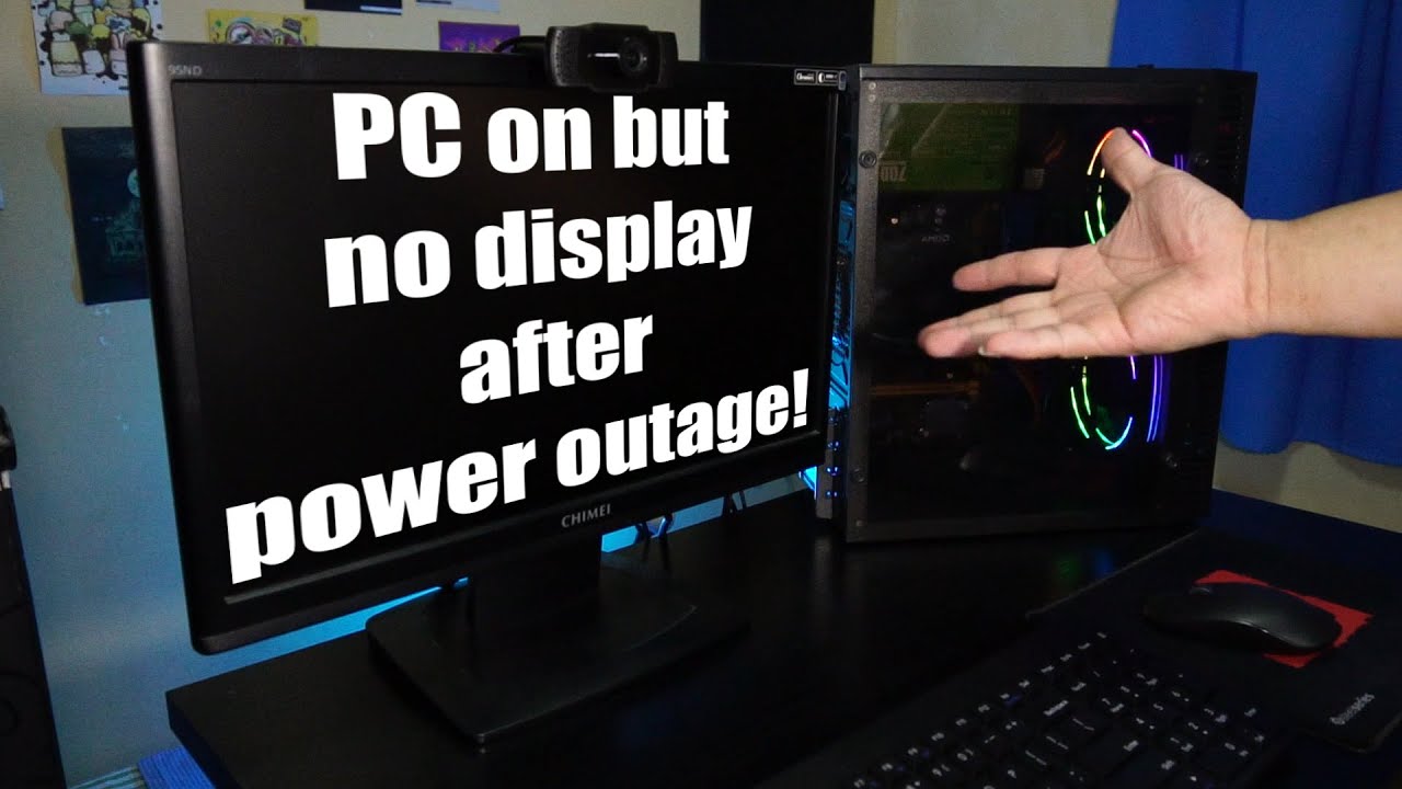 Pc is on but has no monitor signal after a power outage! Lightning strikes then no pc monitor signal - escueladeparteras Pc is on but has no monitor signal after a power outage! Lightning strikes then no pc monitor signal - escueladeparteras