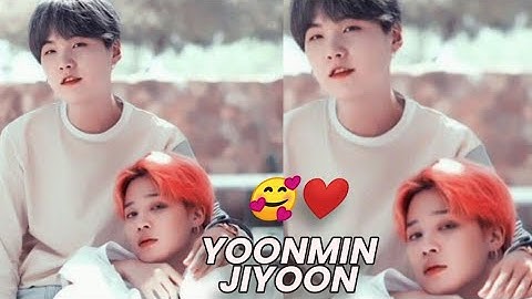 💌 yoonmin jiyoon moments that make me soft 💕 jimin and suga #4