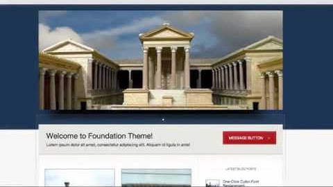 Foundation Wordpress Theme