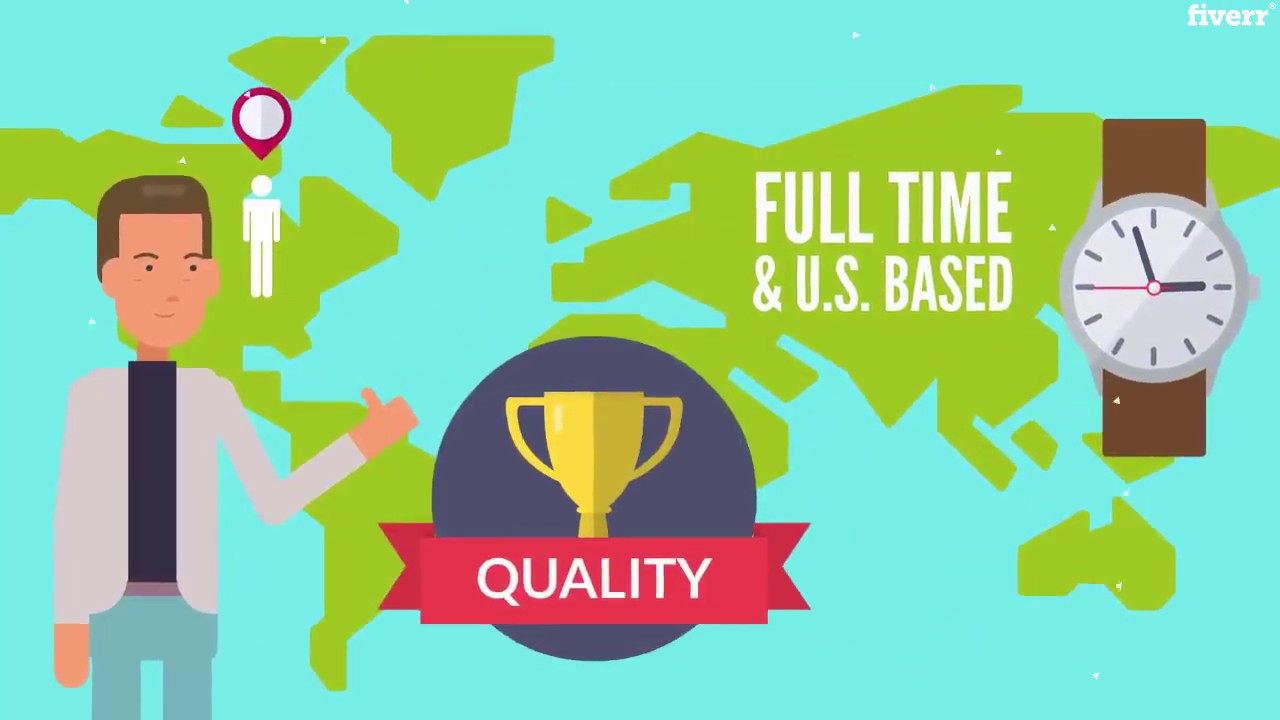 Modern animation video in HD For Sale Promotion