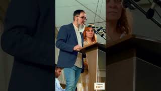Fiestas 2024. Preg&oacute;n por V&iacute;ctor y Esmeralda.