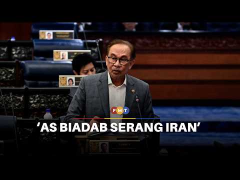 Anwar selar Israel, AS ‘biadab’ serang Iran