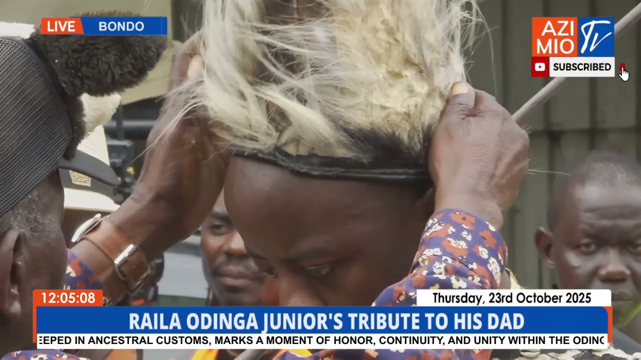 POWER! Raila Odinga Jr CROWNED head of Odinga Family in AUSPICIOUS ceremony in Bondo-