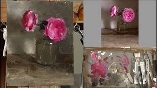 Why letting go of the result is hard - Live oil painting session and chat