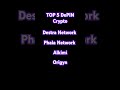 TOP 5 DePIN crypto #crypto