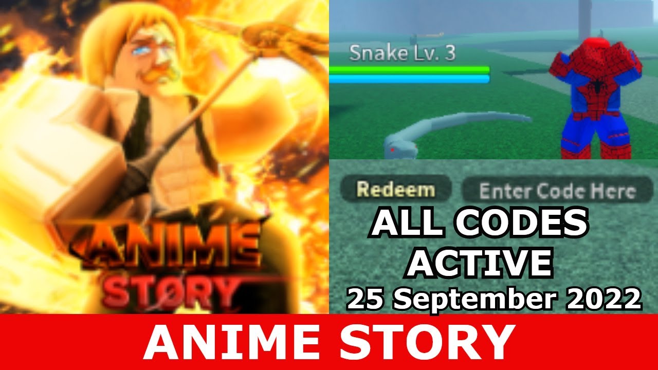 ALL CODES ACTIVE Anime Story ROBLOX 25 September 2022 YouTube 