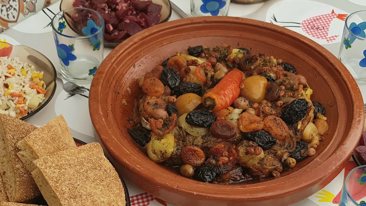 اطباق اليوم الثالت 🐏من عيد الاضحى الطحال معمر الطاجين السوسي والراس مبخر