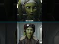 Star Wars Ahsoka: Live Action Vs Animated Characters #shorts