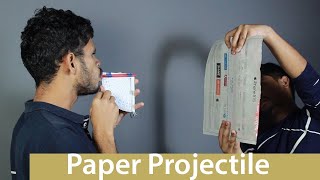 Paper Projectile | ThinkTac | DIY Science