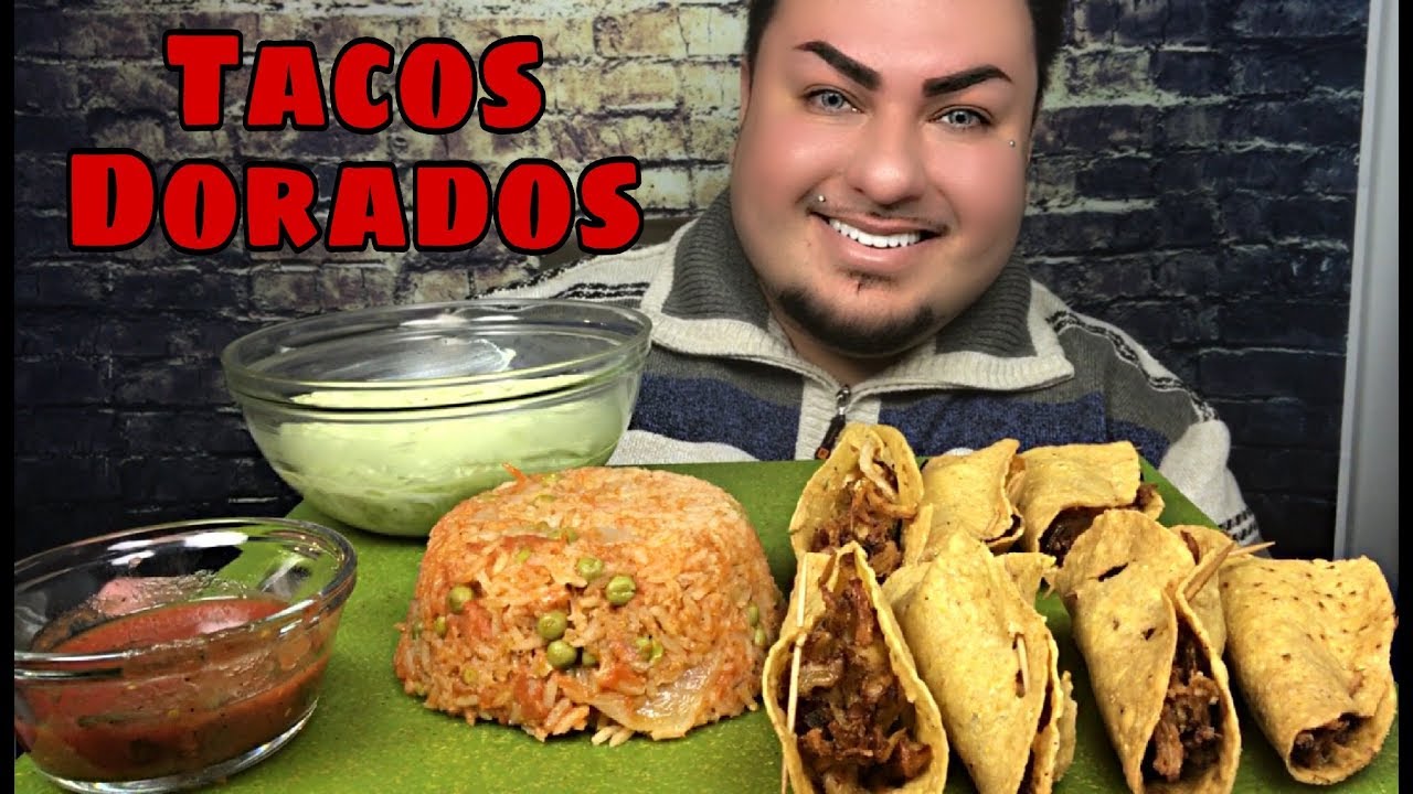 Tacos Dorados with Guacamole Sauce YouTube