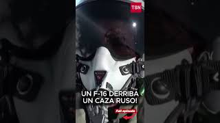¡BATALLA AÉREA HISTÓRICA! Un F-16 ucraniano derriba un caza ruso!