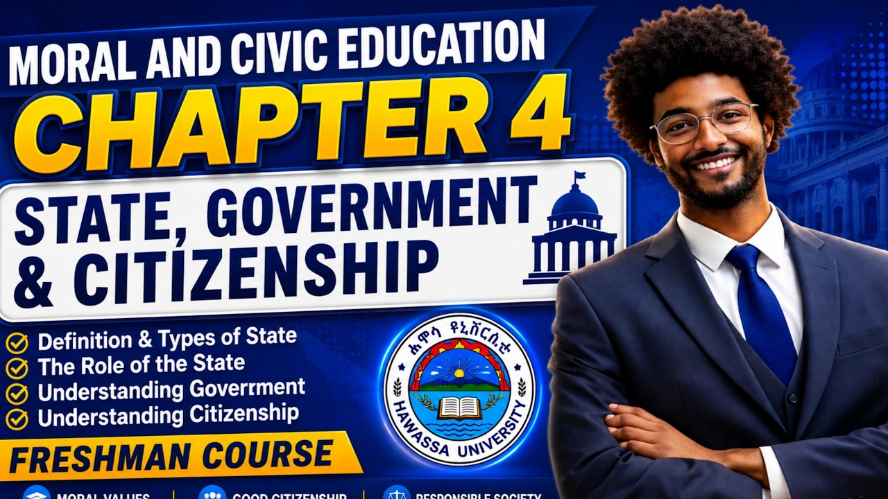 Moral and Civics Education Chapter 4 Part 1 | Freshman Course Ethiopia ...