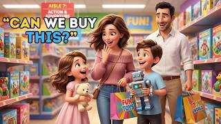 A Family Shopping Day at the Mall | A1-A2 | Listening & Speaking Practice (with subtitles)