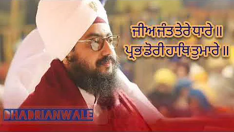 ਪ੍ਰਭ ਡੋਰੀ ਹਾਥਿ ਤੁਮਾਰੇ II (Prabh Dori Hath Tumahre) Bhai Ranjit Singh Ji Dhadrianwale