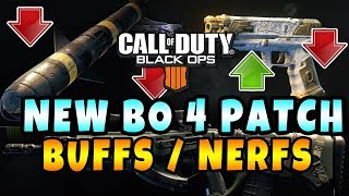 New Call Of Duty Black Ops 4 Update Patch Notes! Buffs/Nerfs To Guns / ScoreStreaks And Changes