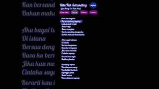 Download Lagu Kita Tak Sebanding _ Fany Zee Feat Arief #lyrics MP3