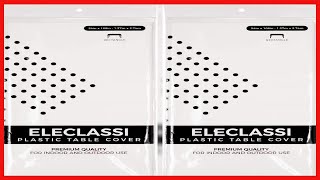 Great product -  White 6 Pack Premium Disposable Plastic Tablecloth 54 x 108 In - Plastic Table Clot
