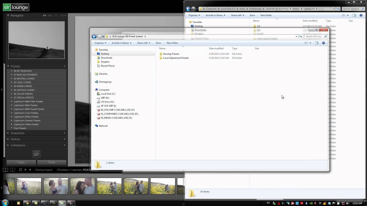The Lightroom 4 Preset System Version 1.1 Update and Installation Instructions