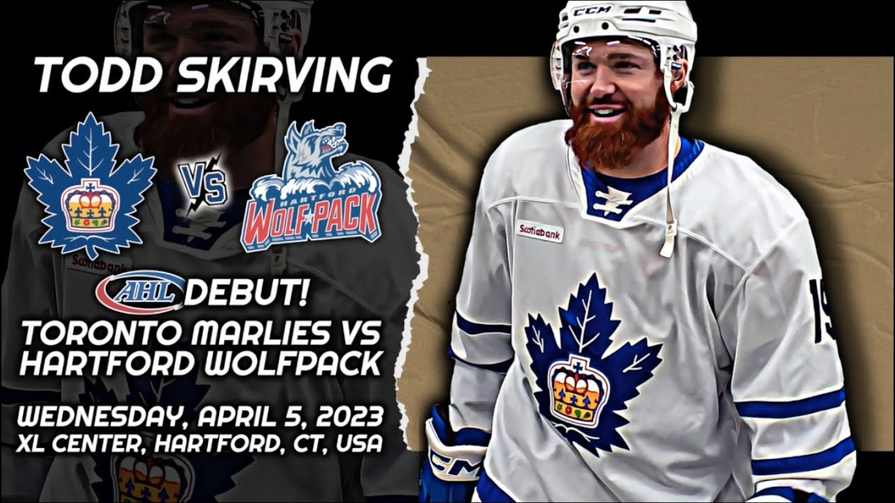 Todd Skirving | AHL Debut | Toronto Marlies | April 5, 2023 | vs. Hartford Wolfpack