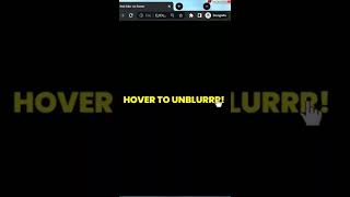 Text Blur Effect on Hover in CSS | Text Effects #Shorts