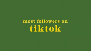 top 30 artists with the most tiktok followers