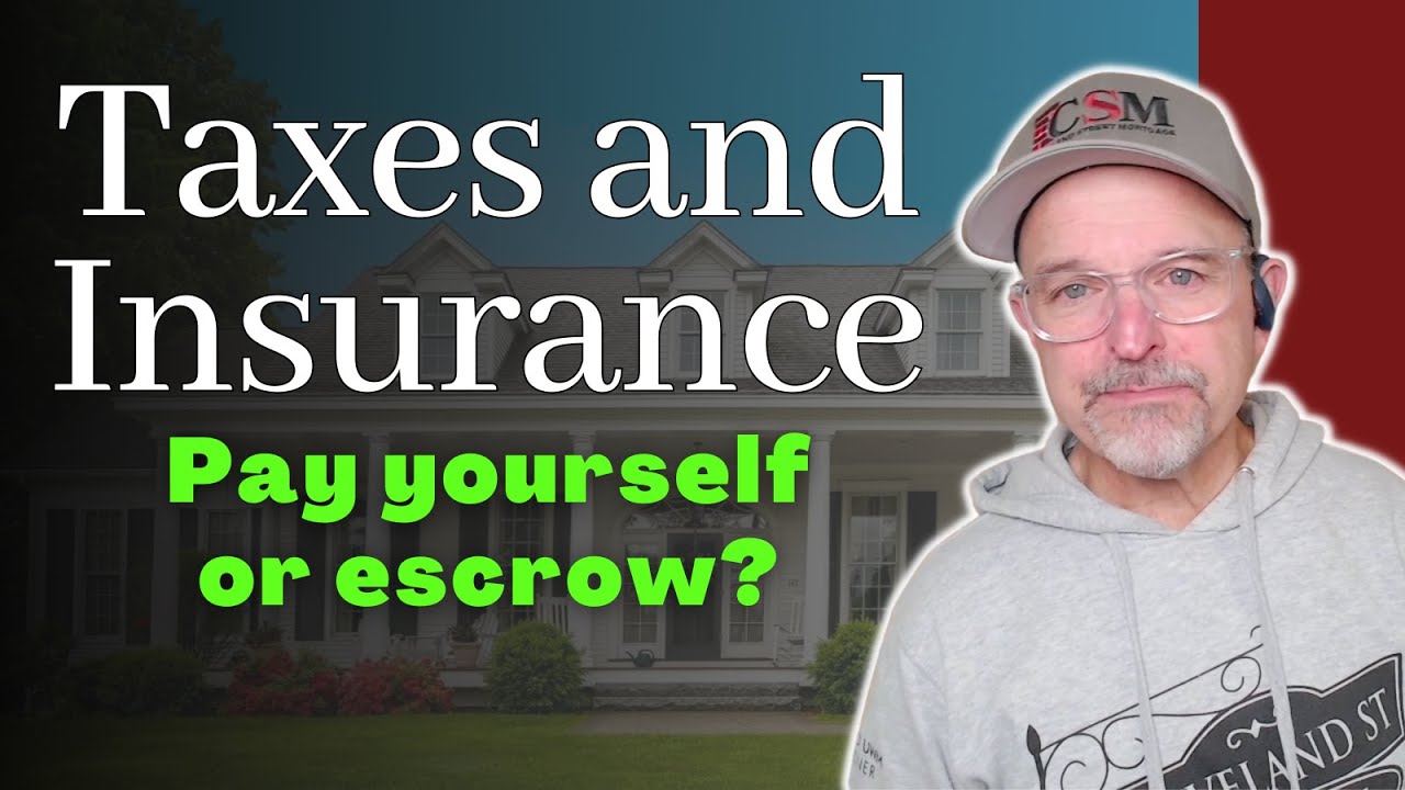Should I escrow taxes and insurance? (ALL the fine print)