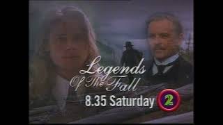 Nz Tv Promo - Tv2 - Legends Of The Fall 1998
