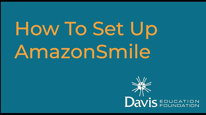 How to Set Up AmazonSmile