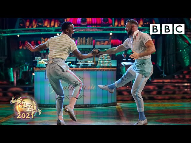 John Whaite and Johannes Radebe Charleston to Milord by Édith Piaf ✨ BBC Strictly 2021 class=