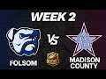 EPSL Football: HS Series: Folsom Bulldogs vs Madison County Cowboys - Week 2