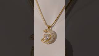 #StarMoonNecklace #MoonAndStar #GoldNecklace #NecklacePH #FashionJewelry
