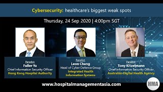 Cybersecurity: healthcare’s biggest weak spots