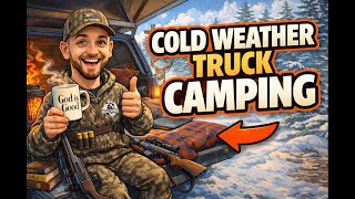 Truck Camping- Testing Out the Vevor Diesel Heater!