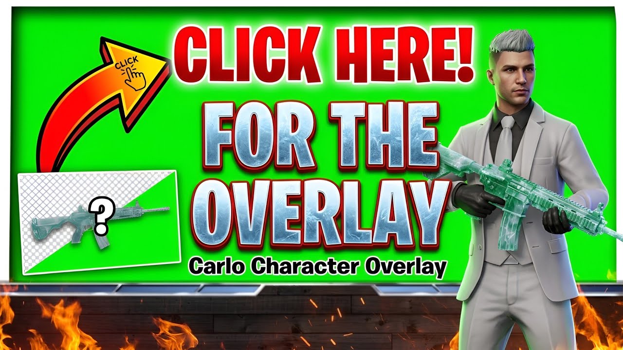 Carrow Overlay 3d Animated Gaming Overlay Green Screen | Carlo Character Animted ...