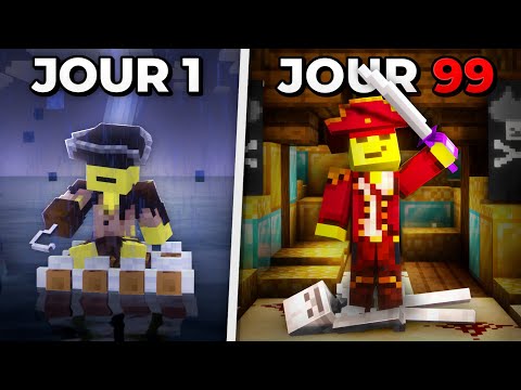 100 Days to BECOME the GREATEST PIRATE in Minecraft