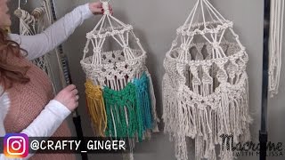 How To Tutorial: Macrame Lantern / Baby Mobile Intermediate Pattern