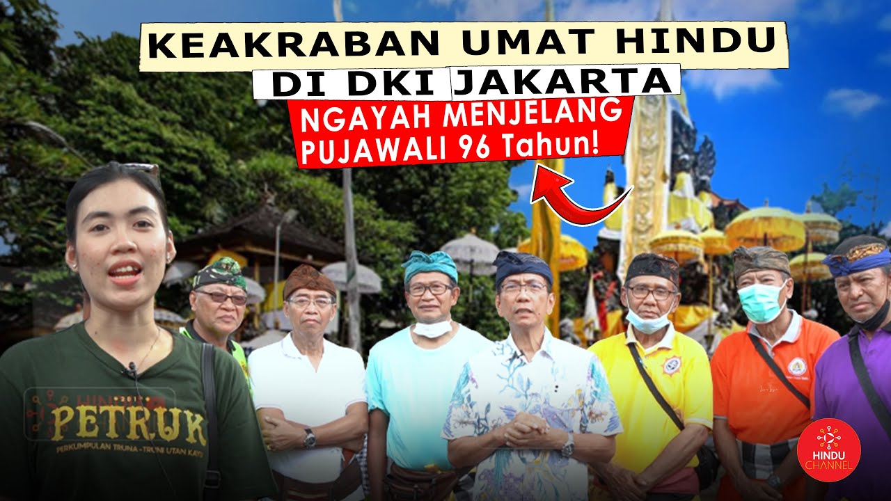 Suasana Pura Aditya Jaya Rawamangun Menjelang Pujawali ke 96 Tahun