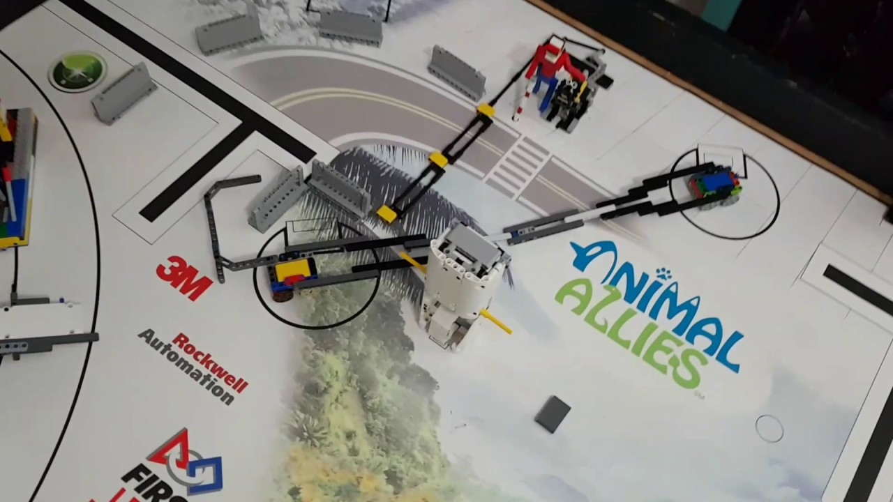 FLL Animal Allies Passive Food Mission 40 points from base (Gorilla ...