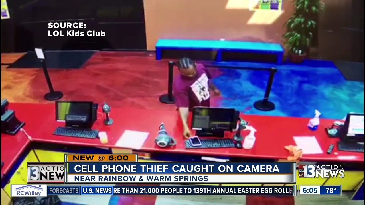 Cell phone stolen at LOL Kids Club in Las Vegas