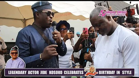 Ogogo),Dele Odule & Many More Nollywood Stars Turn Musicians at  Jide Kosoko 70th birthday